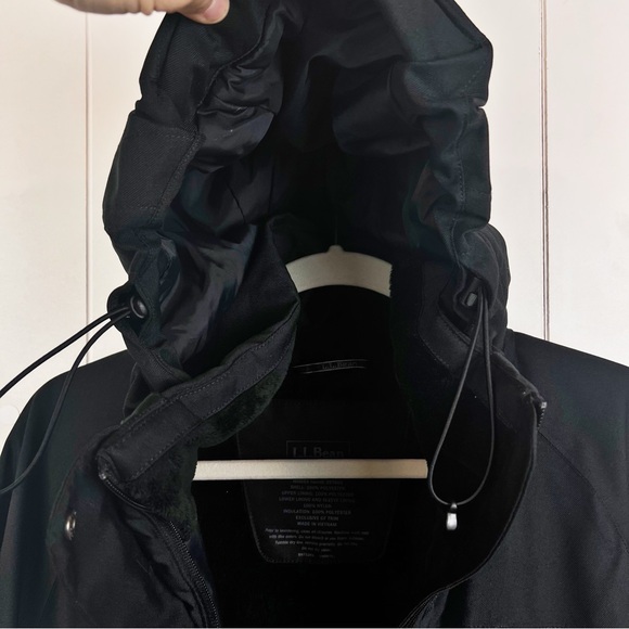 LL Bean Women's Carrabassett Ski Jacket Size L Black Insulated Primaloft Winter - Picture 12 of 16